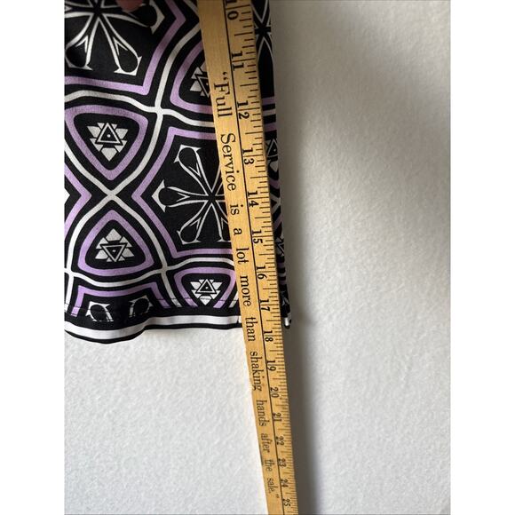 Golftini Pull On Skort Lavender/Black Geometric Size S Dual Pocket Golf Tennis - Picture 6 of 10